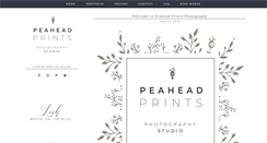 Desktop Screenshot of peaheadprints.com