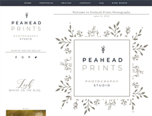 Tablet Screenshot of peaheadprints.com